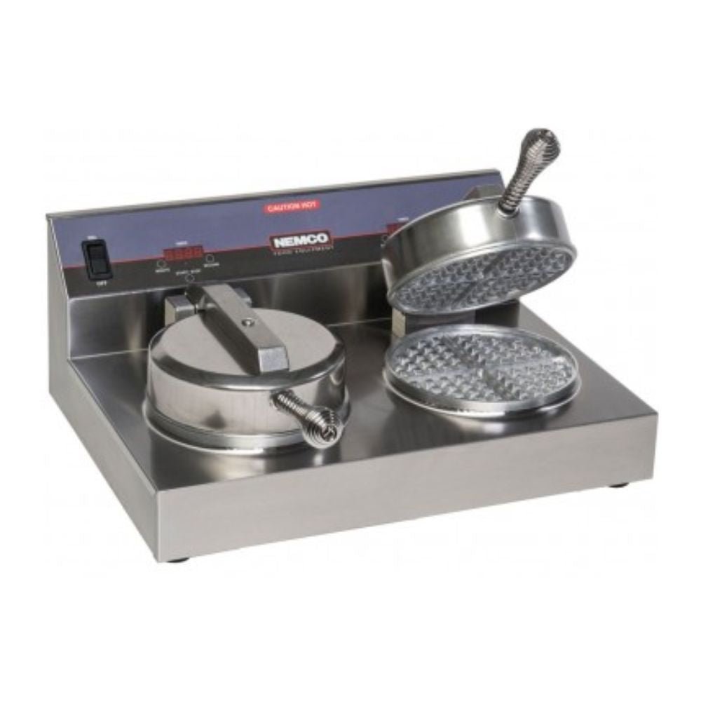 WAFFLERA NEMCO 7000A-2 | Wafflera Dual | Tablero Digital | Restaurante Cafeteria Hotel Gofres Waffles Negocio Hotel Restaurante Cafetería Comida Snacks Desayunos Comida Rápida Desayunador Bistro Postre Pan Desayuno Pan Dulce Kiosco Plaza Comercial Buffet Nevería Heladería Paletería Local Comercial Pastelería Especializada Panadería Reposteros Independientes