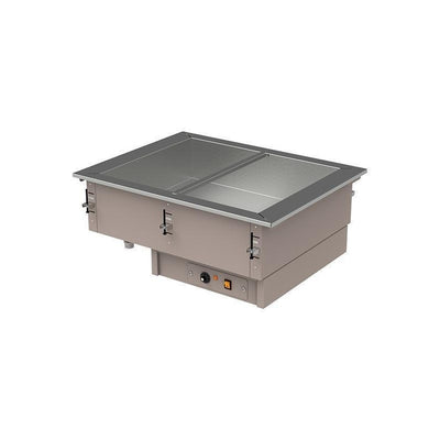 BAÑO MARIA ASBER DBM-211-S-W | Baño María | Eléctrico | Acero Inoxidable | Gris | Restaurante Buffet para Restaurante Cocina Industrial Banquetes Baño María Cocina Industrial Comedor Banquetes Calentar Negocio 