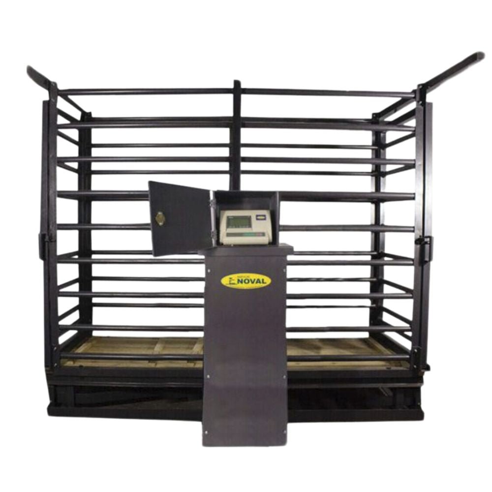 BÁSCULA NOVAL ELECTRO - GANADERA | Báscula Electromecánica | 1 Tonelada | Industria Ganado Animales Báscula Ganadera Ganado Pesar Agropecuaria Uso Industrial 
