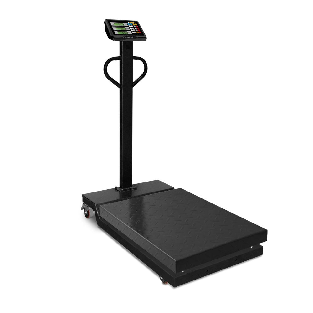 Báscula Rhino BAPCA-800, báscula de plataforma con ruedas.