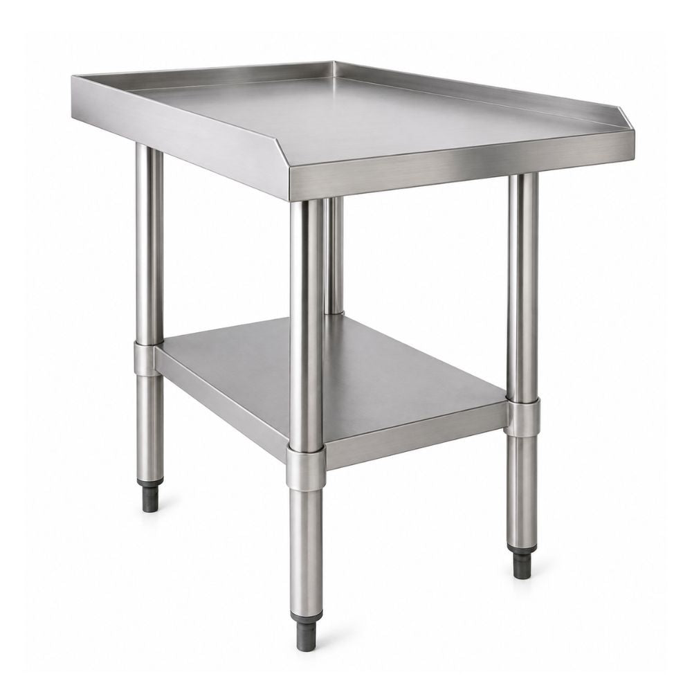Base Drago BD-2612, base de 1 pie, en acero inoxidable.