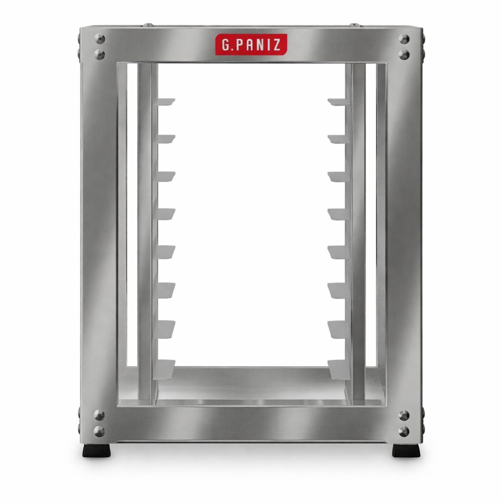 Base G.paniz Rfcv, base con espiguero para hornos, en acero inoxidable.