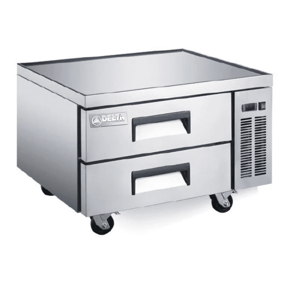 BASE REFRIGERADA DELTA D-BC-2C | Base Refrigerada  | 2 Cajones  | 6 Pies Cúbicos | Acero inoxidable | Cocina Restaurante Hotel