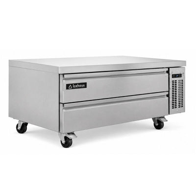 Base Refrigerada Icehaus BRM-2C-SS-02, base de chef refrigerada, en acero inoxidable.