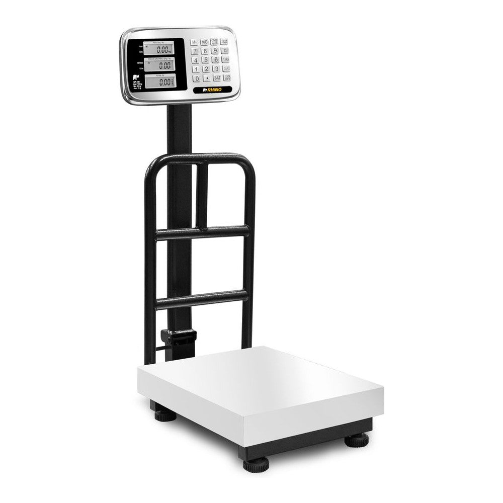 Báscula Plataforma Rhino BP-100, báscula de plataforma plegable, en acero inoxidable.