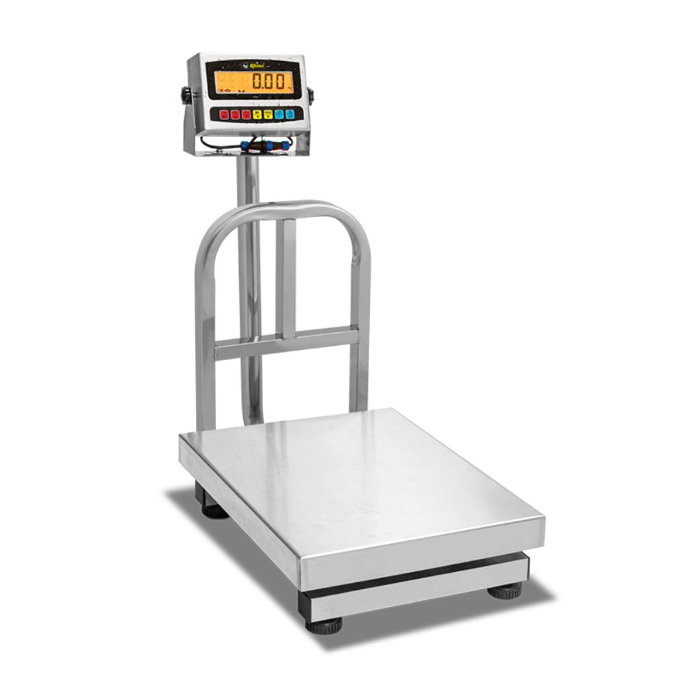 BÁSCULA PLATAFORMA RHINO BAPAG-200+I-PAG | Báscula Plataforma a Prueba de Agua | 200 KG | Acero Inoxidable | Abarrotes Tiendas mayoristas Centrales de abasto Carnicerías Pollerías Fruterías Verdulerías Almacenes Bodegas Paqueterías Centros de envío Negocios de logística Áreas de embarques Mercados Tianguis Industrias Talleres Restaurantes Cocinas industriales Farmacias Laboratorios