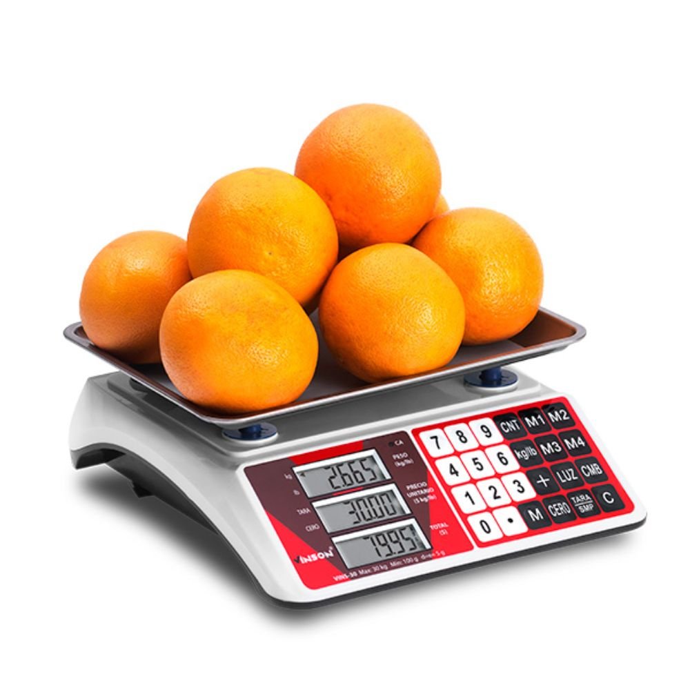 Báscula Rhino VINS-30, báscula 30 kg mostrador.