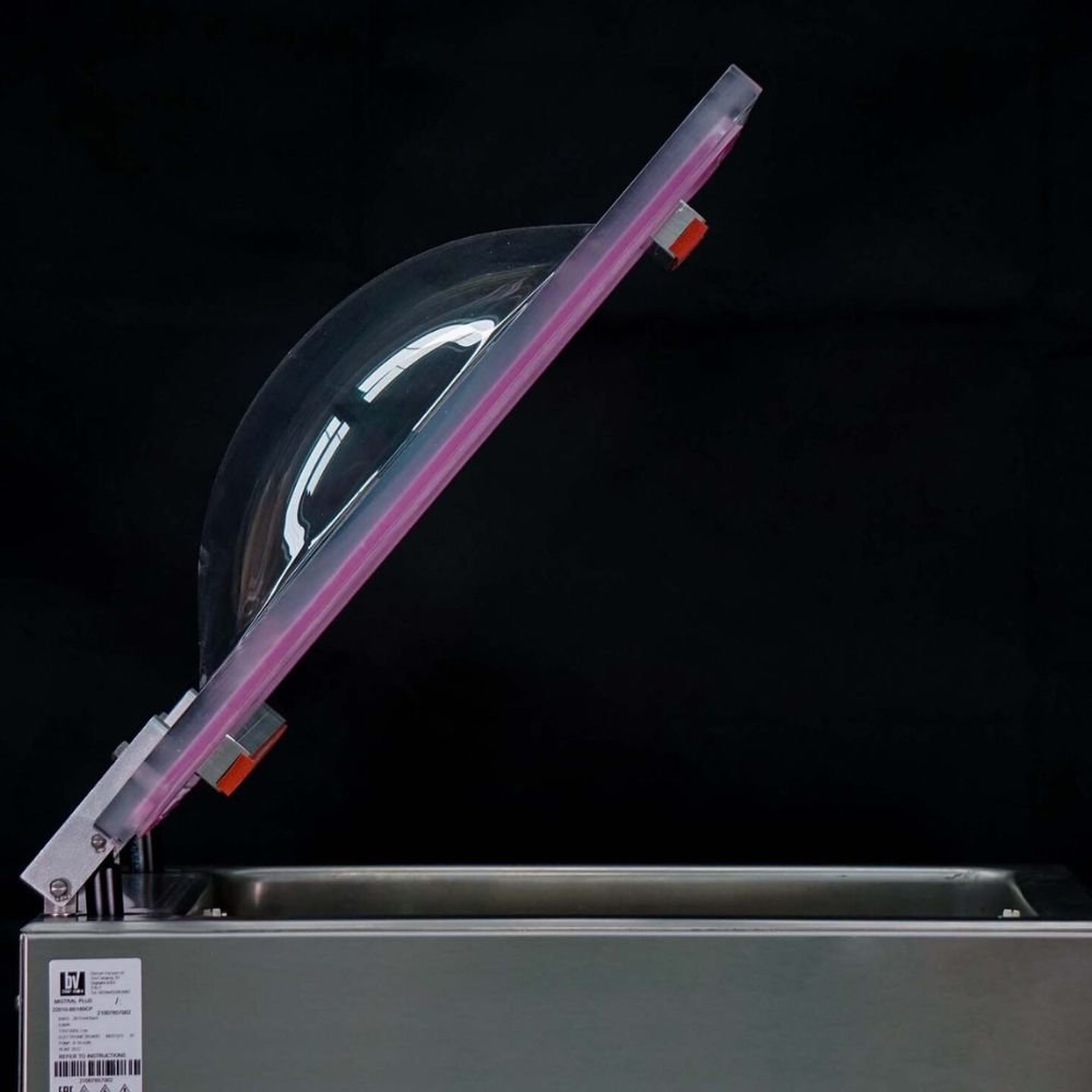 EMPACADORA AL VACÍO BESSER VACUUM Mistral+ | Empacadora al Vacío | Barra Sellado de 42 cm | Acero Inoxidable | Solidos Vegetales Jamon Slachichas Mortadela