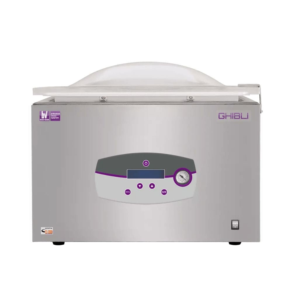 EMPACADORA AL VACÍO BESSER VACUUM Ghibli+ | Empacadora al Vacío | Barra Sellado de 52 cm | Acero Inoxidable | Carnes legumbres Carneas Frias Verduras Legumbres