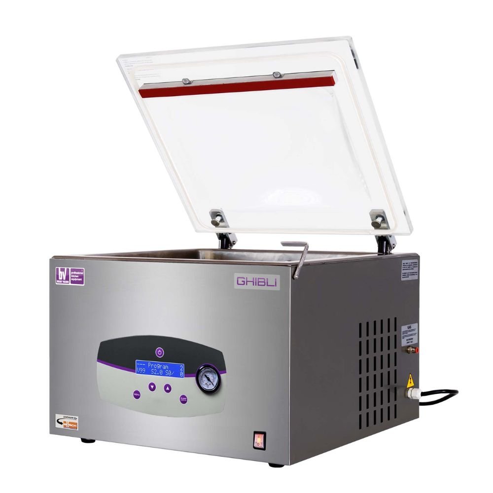 EMPACADORA AL VACÍO BESSER VACUUM Ghibli+ | Empacadora al Vacío | Barra Sellado de 52 cm | Acero Inoxidable | Carnes legumbres Carneas Frias Verduras Legumbres