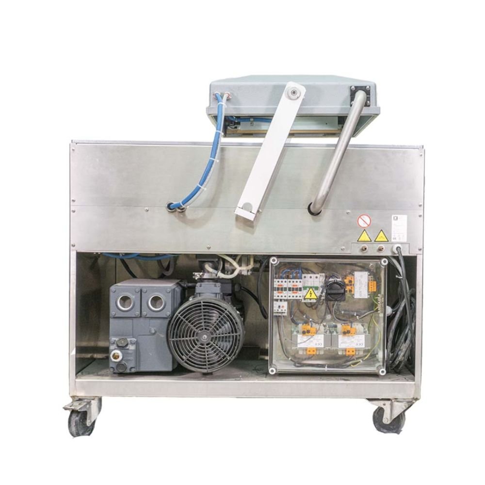 EMPACADORA AL VACÍO BESSER VACUUM Storm | Empacadora al Vacío | Barra Sellado de 45 cm | Acero Inoxidable | Solidos Carnes Frias Solidos Carnes Frias Piezas de carne de puerco Res Pescado