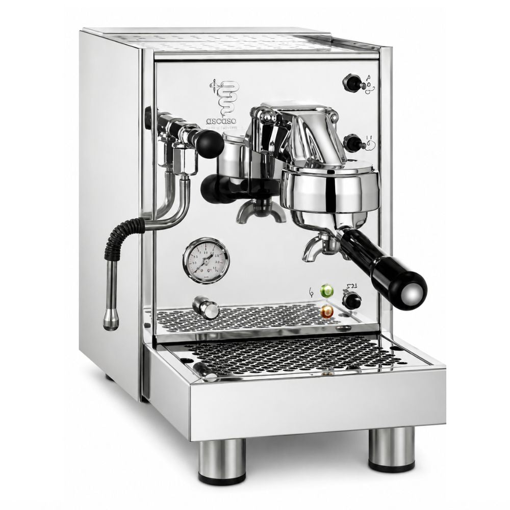 Cafetera Crt BZ09 Pm 1GR 200-015-007, máquina de café espresso, en acero inoxidable.