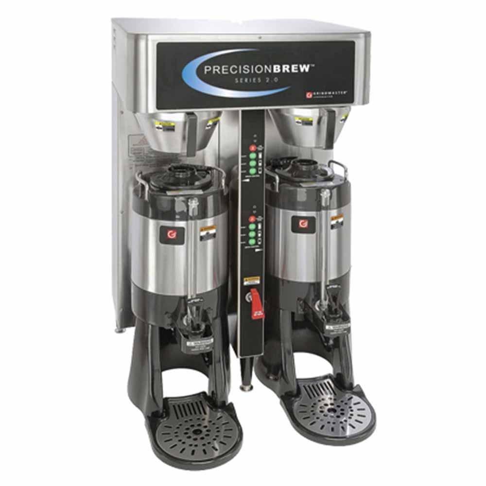 CAFETERA GRINDMASTER PBIC-430-V2 | Cafetera Percoladora 5.7 Lts por Termo | Controles Digitales | 2 Termos Altos | Café Americano | Logra Café con Sabor Personalizado Delicioso Restaurante Bistró Servicio Catering Banquetes Cafeterías Buffet Hoteles