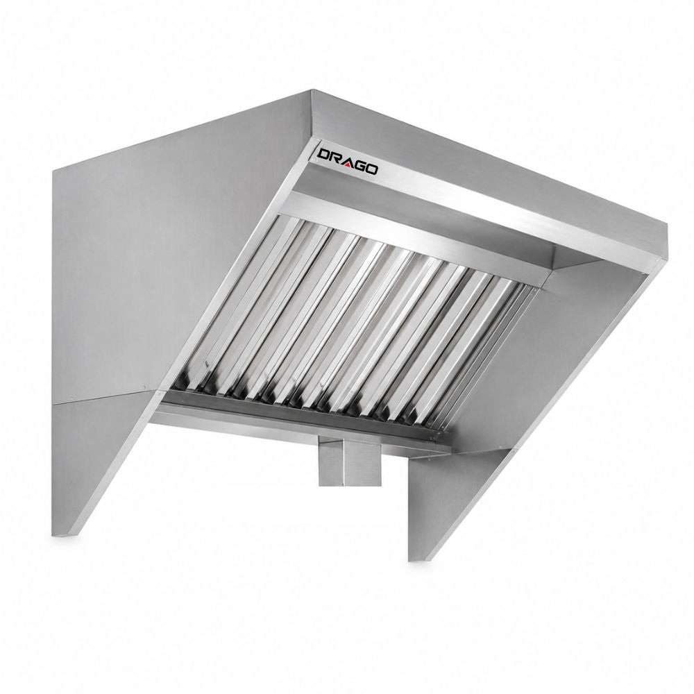 Campana Drago MC-04-00, campana backshelf, en acero inoxidable.
