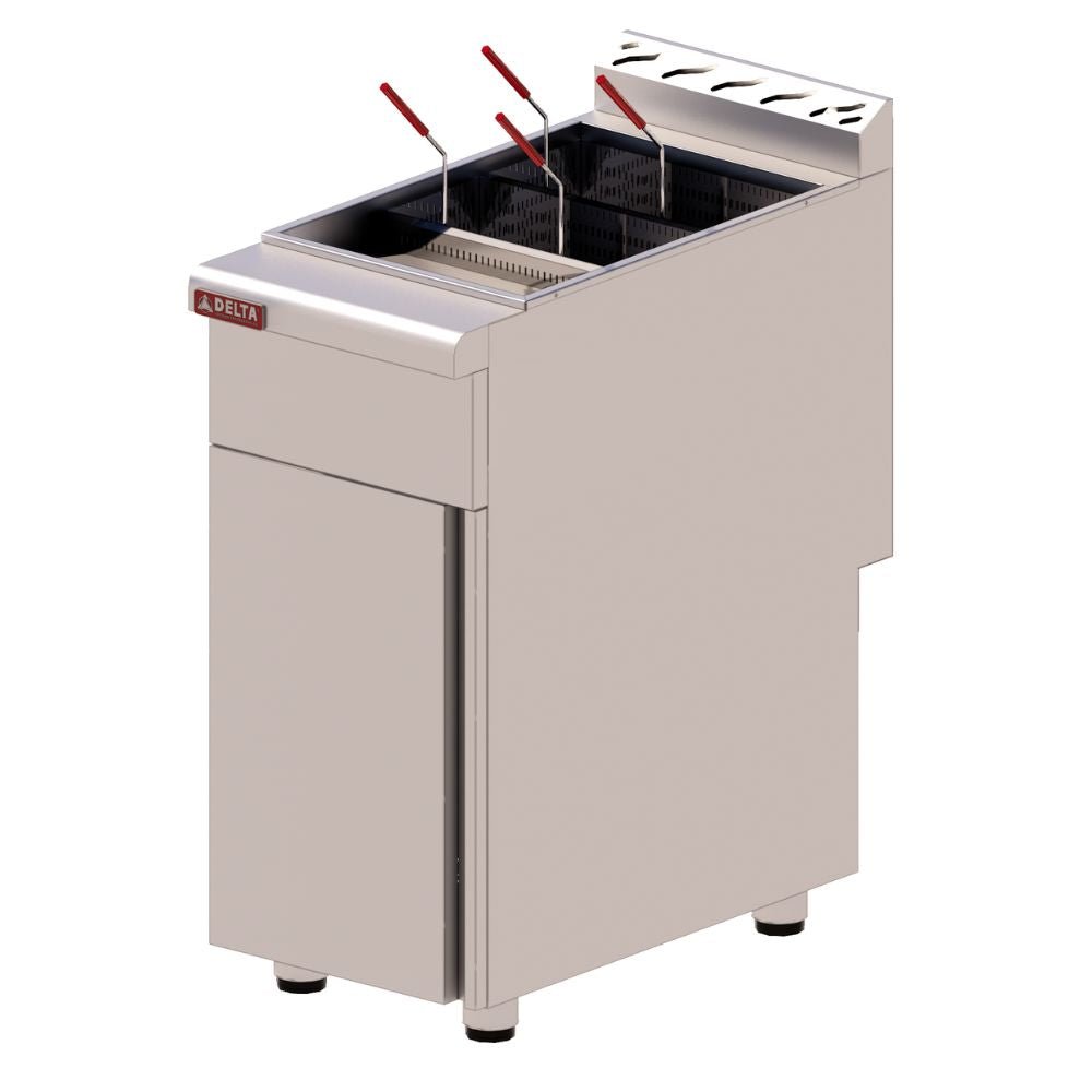 COCEDOR DELTA PASTISSIMO CP-GPA-40 | Cocedor de Pasta | Gas | 1 Piloto Electrónico | 1 Tina | 2 Canastillas | 3 Quemadores | Restaurante Comida Italiana | Platillos Guisados Comida Asiatica Oriental Italiana Buffet Catering Comedor Cocina Industrial Universitario