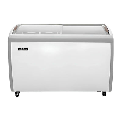 CONGELADOR ICEHAUS CHPC-360 | Congelador Horizontal | 12.5 Pies Cúbicos | Puerta de Cristal | Enfriador y Congelador Combinado | Super Mercado Tienda Pescaderia Supermercado Tienda Abarrotes Cocina Restaurante Industrial Comedor Tienda de Convivencia Cremeria Carniceria Almacenar Congelar 