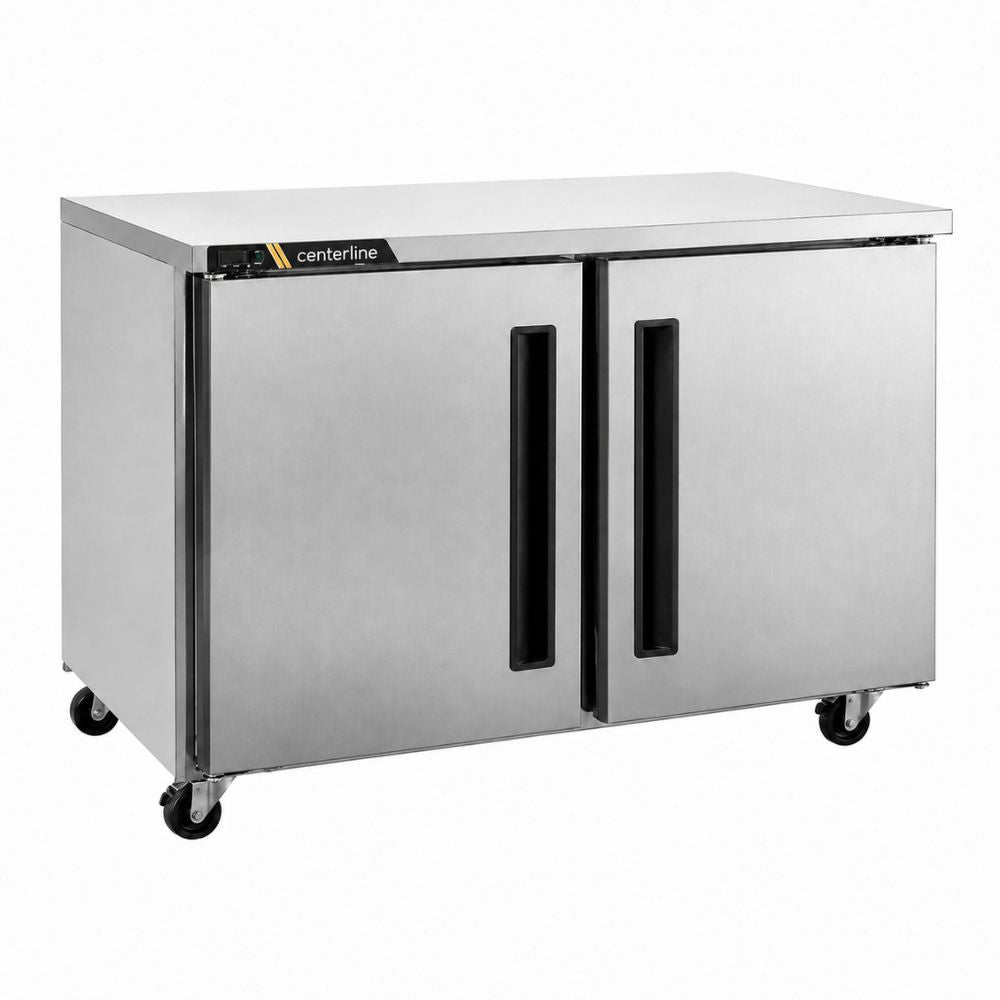 Congelador Centerline CLUC-36F-SD-LR, congelador bajo barra, en acero inoxidable.