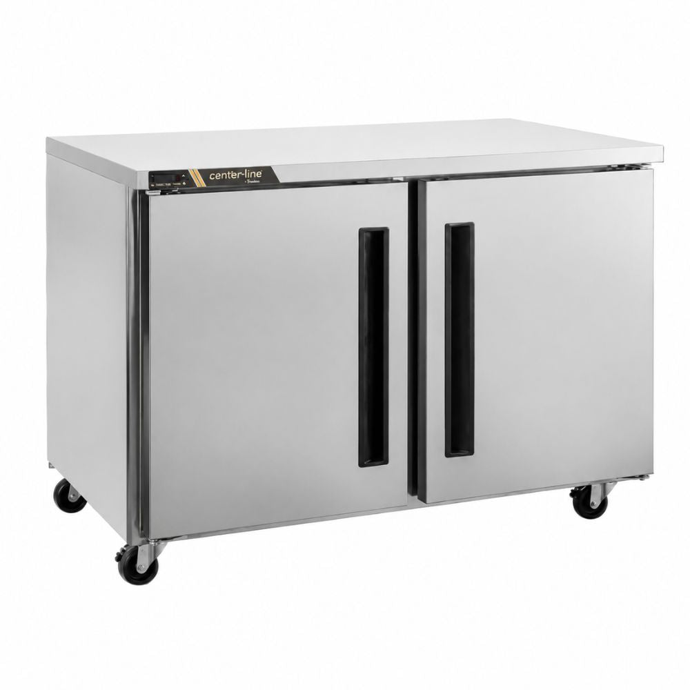 Congelador Centerline CLUC-48F-SD-RR, congelador bajo barra, en acero inoxidable.