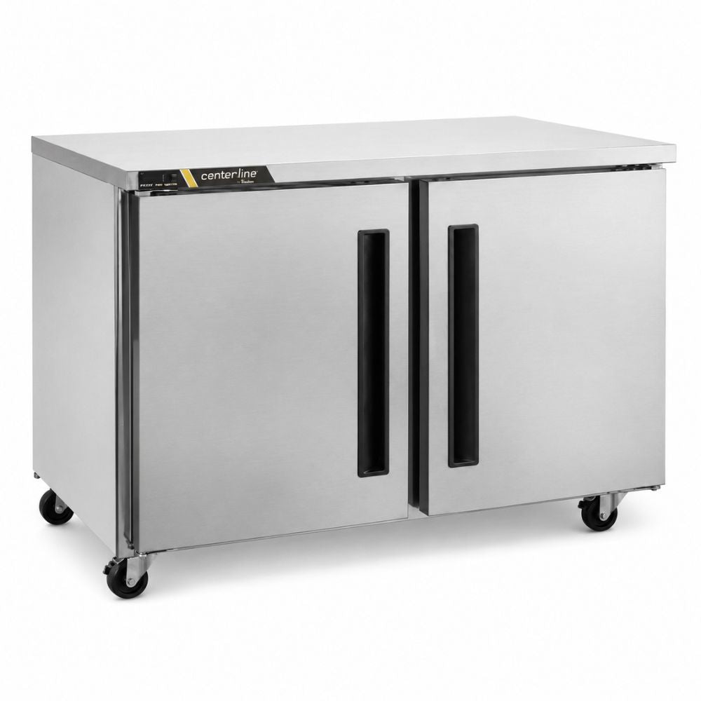 Congelador Centerline CLUC-60F-SD-LL, congelador bajo barra, en acero inoxidable.
