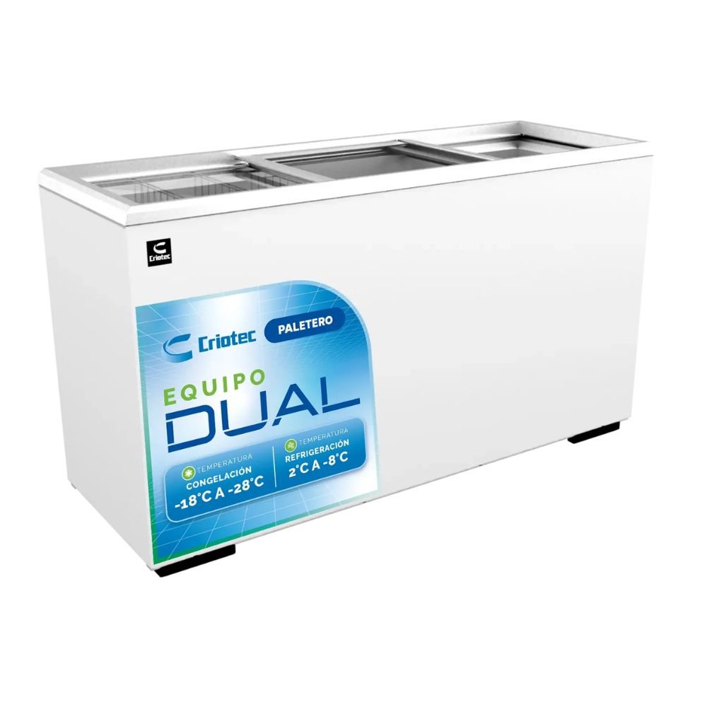 Conservador Criotec CCH-15 120300-1193, conservador horizontal paletero.