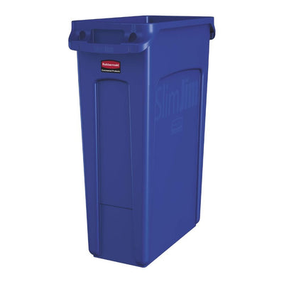 CONTENEDOR RUBBERMAID 1956185 | Contenedor de Residuos Línea Brute | 23 gal / Azul | Cocina Restaurante Limpieza
