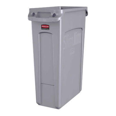 CONTENEDOR RUBBERMAID FG354060 | Contenedor de Residuos Línea Brute | 23 gal / Gris | Cocina Restaurante Limpieza