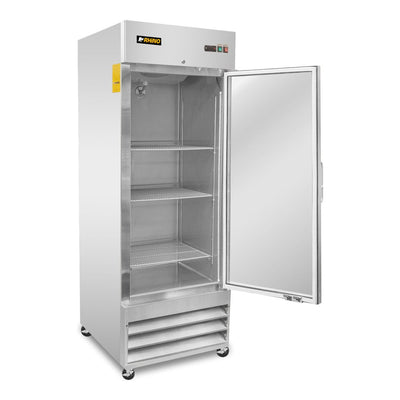 CONGELADOR RHINO CONVECRI-23 | Congelador Vertical | 1 Puerta Cristal | Capacidad 21 Pies Cúbicos | Acero Inoxidable | Restaurante Supermercado Carnicería