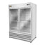 CONGELADOR RHINO CONVECRI-47 | Congelador Vertical | 2 Puertas Cristal | Capacidad 41 Pies Cúbicos | Acero Inoxidable | Restaurante Supermercado Carnicería