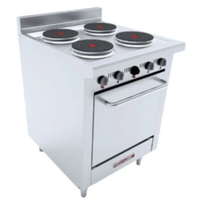 CORIAT EC-4-HM-E MASTER | Stove | 4 Burners | Oven | Electric | Stainless Steel | Restaurant Bistro Commercial Kitchen