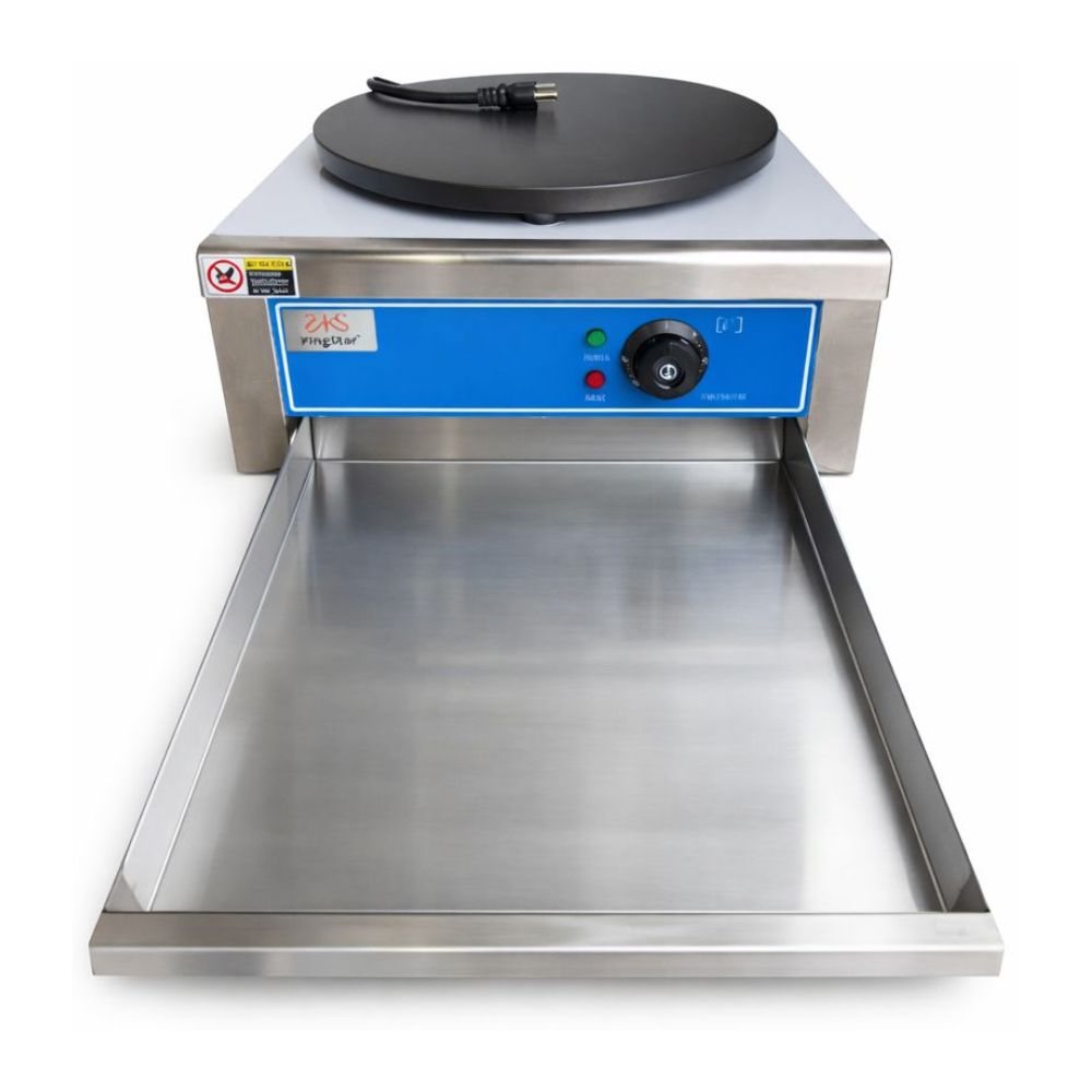 CREPERA KINGSTAR SUZETTE E | Máquina Crepera | Eléctrica | 1 Plato | Restaurante Cafetería Negocio Crepería Restaurante Negocio Local Crepas Creps Crepe Cocina 