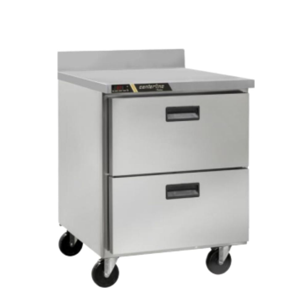 Centerline CLUC-27F-DW-WT 27” Congelador Bajo Barra Mesa Trabajo 2 Cajones 69.7 cm -  - Centerline - KitchenMax Store