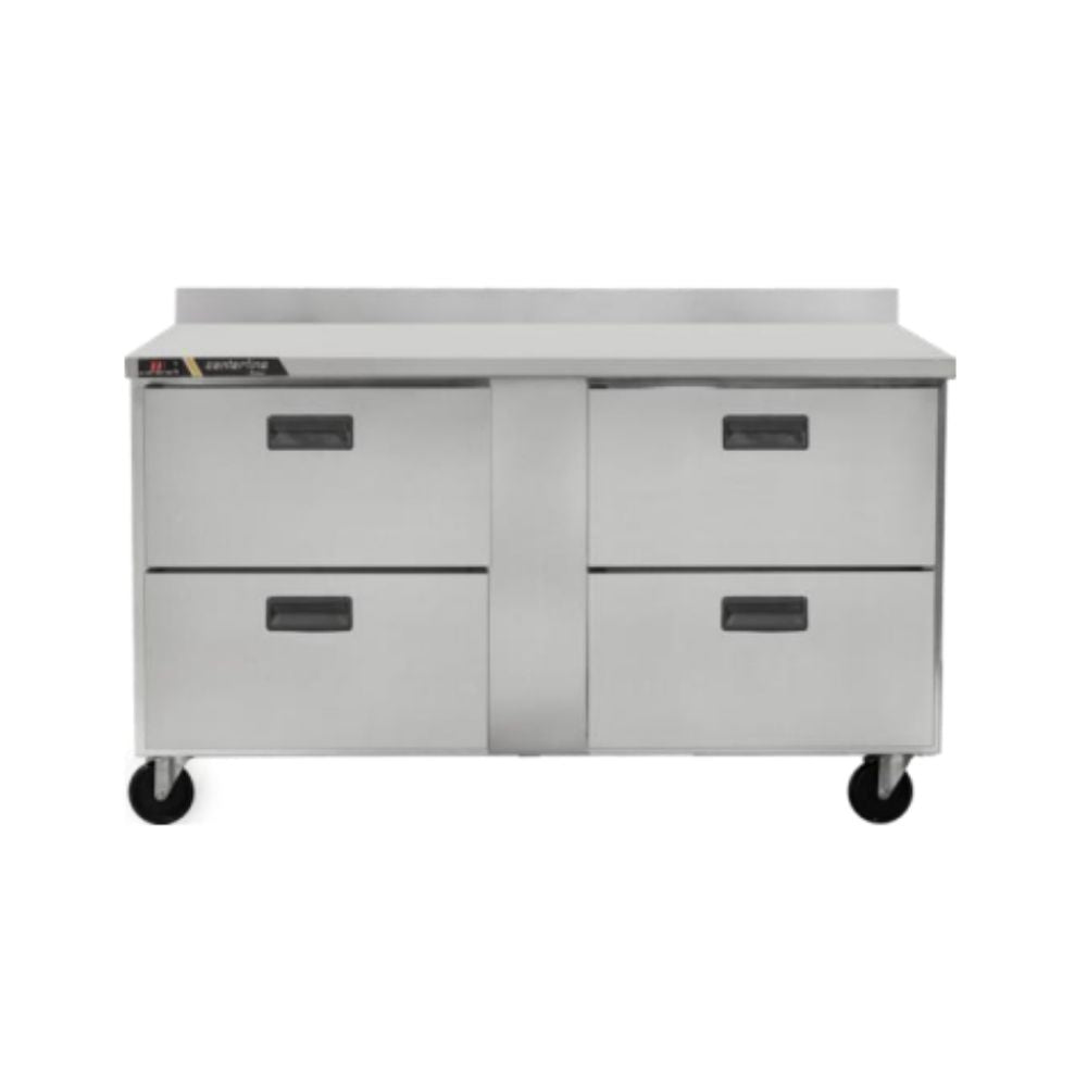Centerline CLUC-60F-DW-WT 60” Congelador Bajo Barra Mesa Trabajo 4 Cajones -  - Centerline - KitchenMax Store