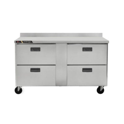 Centerline CLUC-60F-DW-WT 60” Congelador Bajo Barra Mesa Trabajo 4 Cajones -  - Centerline - KitchenMax Store