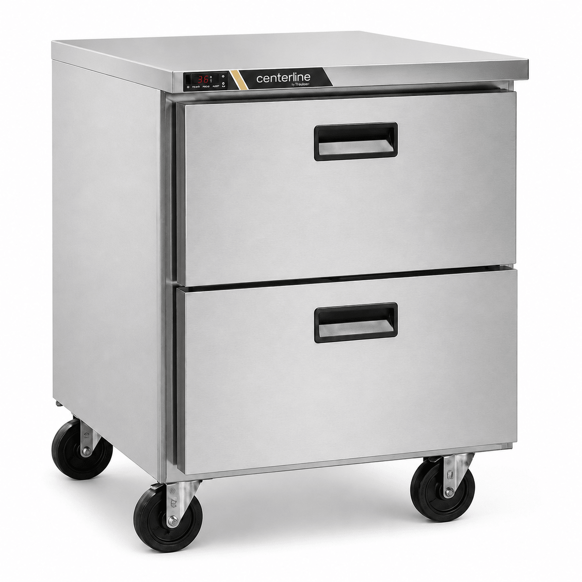 Congelador Centerline CLUC-27F-DW 27, congelador bajo mostrador, en acero inoxidable.