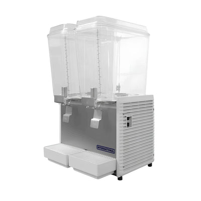 DISPENSADOR INTERNATIONAL D254VECA | Dispensador de Bebidas | Capacidad 18.9 LT (5 GAL) c/u | Desayunador Cafetería Restaurante Bistro Cocina Industrial Comedor Bar Cine