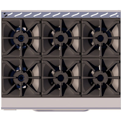 ESTUFA DELTA H-6 | Estufa | 6 Quemadores | Horno | 1 Quemador Horno | Charolas Cata Escurrimientos | Patas Niveladoras | Comedor Industrial Hotel Restaurante | Estufa Seis Quemadores Horno Acero Inoxidable Restaurante Hotel Cafeteria Preparacion Alimentos Coccion Hornear