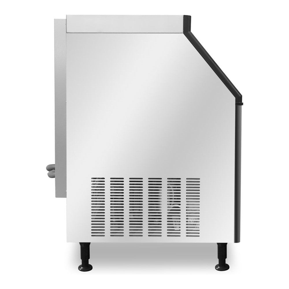 Fábrica de Hielo Rhino FAHIEL-100, fábrica de hielo en cubo, en acero inoxidable.