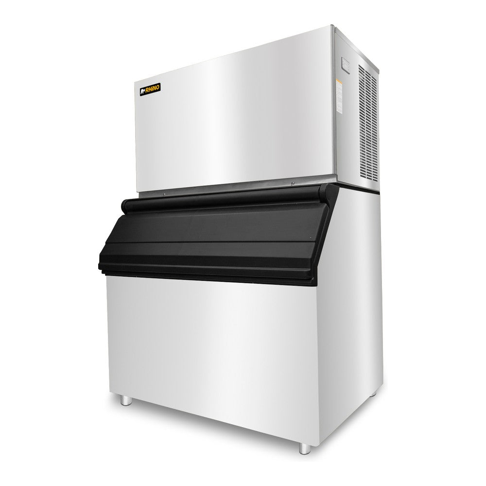 FÁBRICA DE HIELO RHINO FAHIEL-650 | Fábrica de Hielo en Cubo | Producción 650 kg Diarios | Almacenamiento 400 kg | Restaurante Bar Hotel