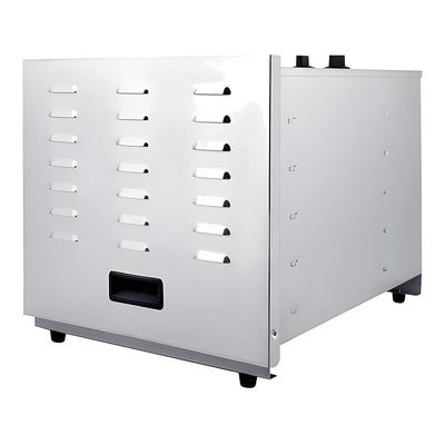 Deshidratador de Alimentos Migsa FD-1, 10 rejillas, en acero inoxidable.
