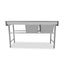 FREGADERO RHINO FREGA-2T | Fregadero | 2 Tarja | Frente 160 cm | Cocina Bar Restaurante Restaurante Cocina Industrial Bar Hotel Comedor Industrial Negocio