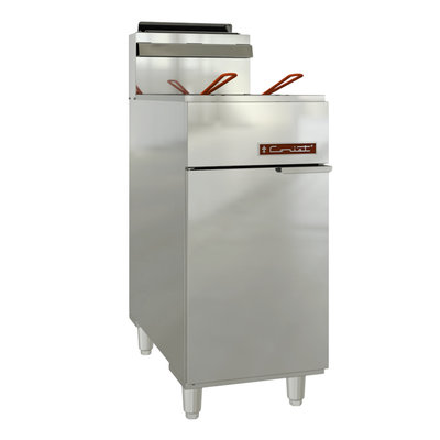 FREIDORA CORIAT TURBO-25.5-4Q HD | Freidora | 1 Tina | 2 Canastillas | Gas | Cocina Restaurante Industrial