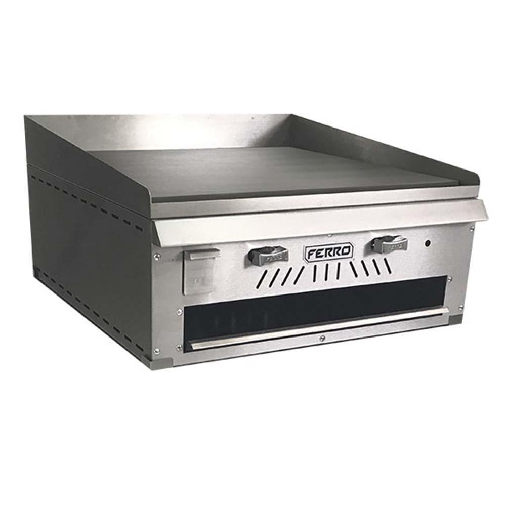 Ferro 16544001 Plancha Frente 67 cm Gas 2 Controles Acero Inoxidable Gris - Plancha - Ferro - KitchenMax Store