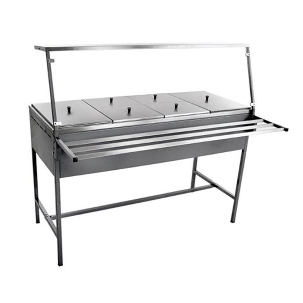 Ferro 16721004 Vaporera 6 insertos Repisa Cubreestornudos - Baño maría / Vaporera / Mesa Caliente - Fria - Ferro - KitchenMax Store