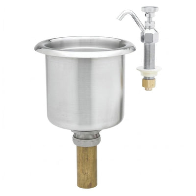 Grifería T&s Brass B228201, dipperwell con tazón.