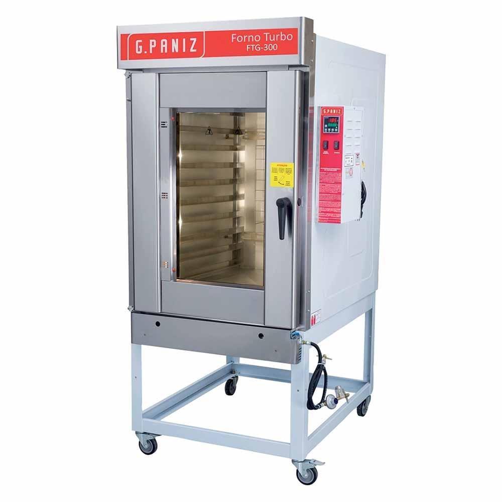 G.Paniz FTG300N Horno Turbo Gas Digital Vapor 10 Charolas - Hornos - G.Paniz - KitchenMax Store