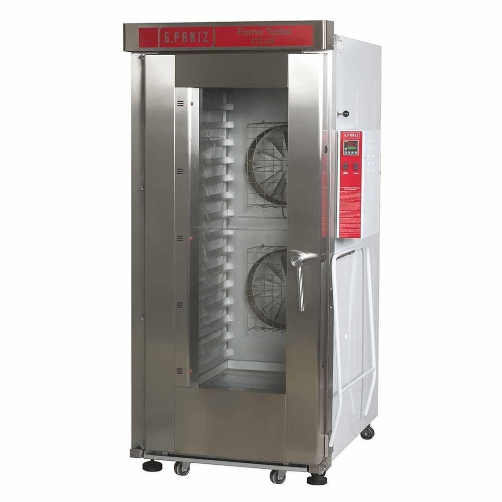 G.Paniz FTG480 Horno Turbo Gas Digital Vapor 16 Charolas Acero Inoxidable - Hornos de Convección - G.Paniz - KitchenMax Store