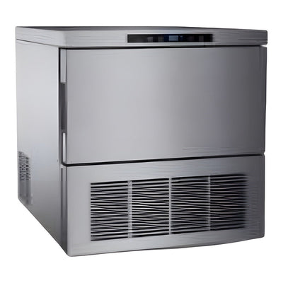 Fabrica de Hielo Migsa HB-130, producción 130 kg por día, en acero inoxidable.