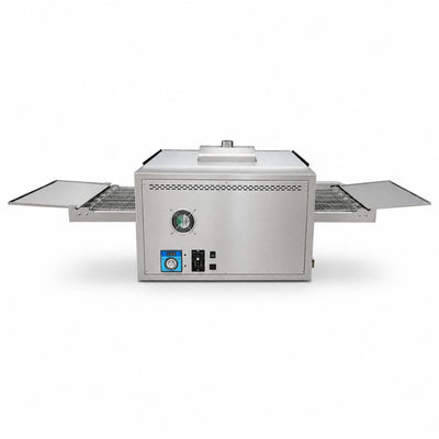 Horno para Pizza a Gas de Banda Migsa HIPG-18, en acero inoxidable.