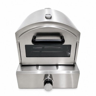 Horno para Pizza a Gas de Piso Migsa HPC-30, en acero inoxidable.