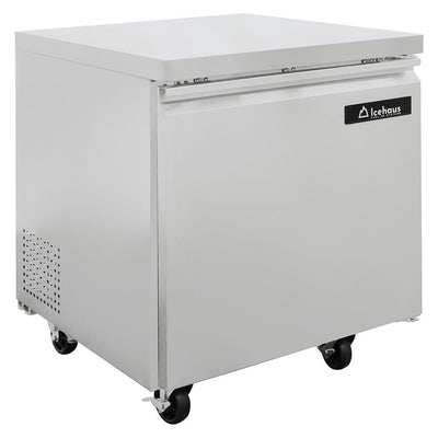 REFRIGERADOR BAJO BARRA ICEHAUS RBB-1P-SS-01 | Refrigerador Bajo Barra | 1 Puerta | Capacidad 5 Pies Cúbicos | Temperatu